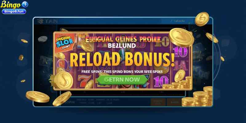 Some platforms bundle a reload bonus with free spins on specific slot games