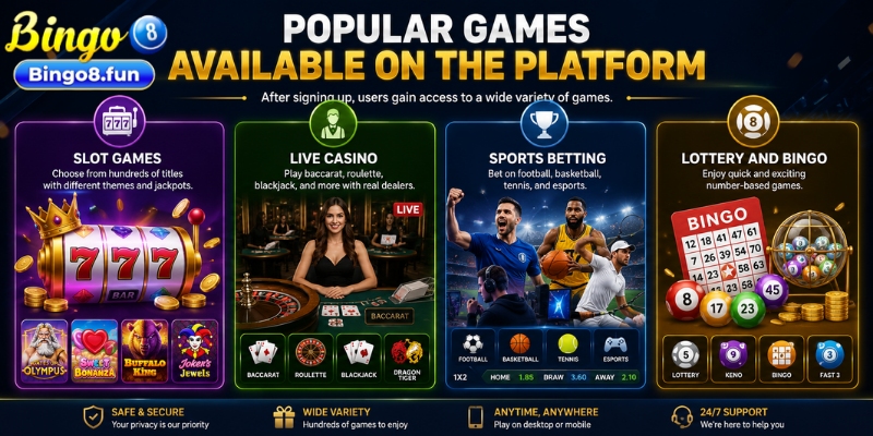 Popular Games Available on the Platform